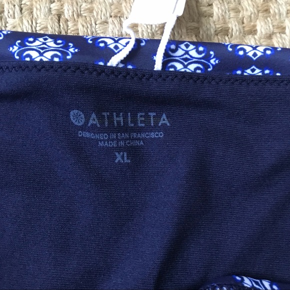 Athleta Tangier Navy Blue Bikini Bottom NWT - Picture 5 of 6